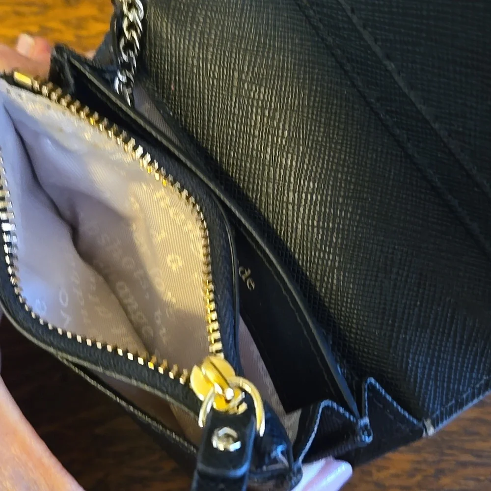 Kate Spade Compact Wallet With Key Ring In Red Poppy Field - Picture 8 of 16